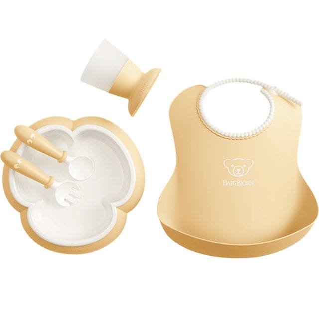 Middagsset För Barn - Blekgul Babybjörn