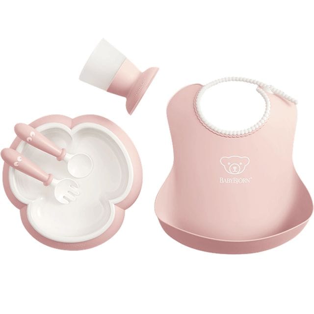 Middagsset För Barn - Blekrosa Babybjörn