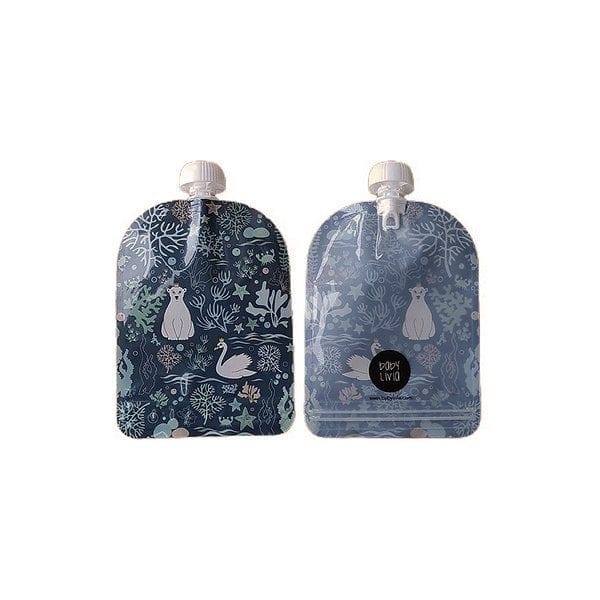 Squeezy Matpåsar 6-pack - Ocean Blue Babylivia