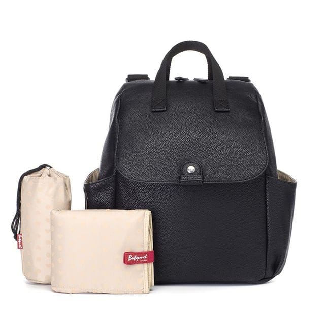 Skötväska Robyn Convertible Backpack Faux Leather Black Babymel