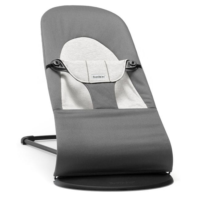 Babysitter Balance Soft Vävd/Jersey - Mörkgrå/Grå Babybjörn