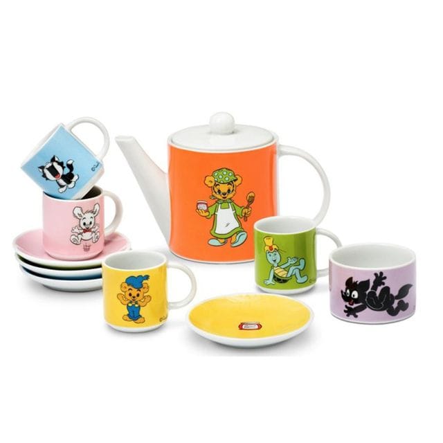 Bamse Kaffeservis Porslin Micki