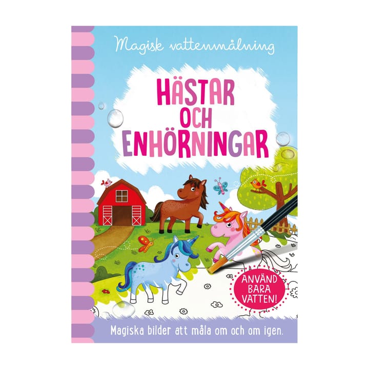 Magisk Vattenmålning Hästar & Enhörningar Barthelson Förlag