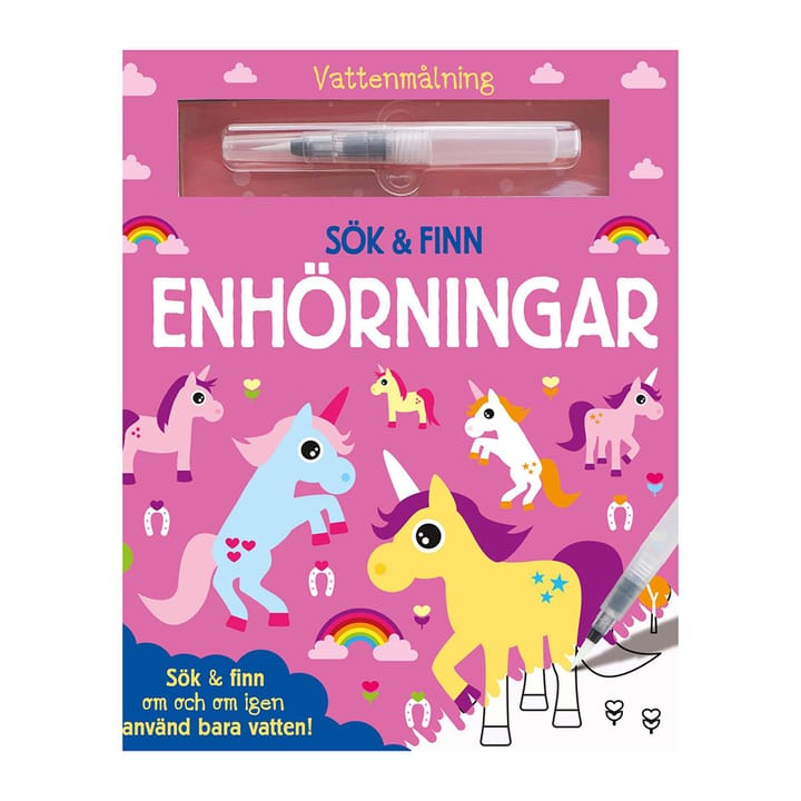 Vattenmålning Sök & Finn - Enhörningar