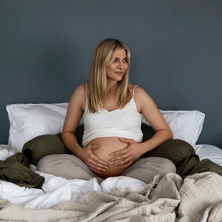 Gravid Och Amningskudde - Olive-Black Bbhugme
