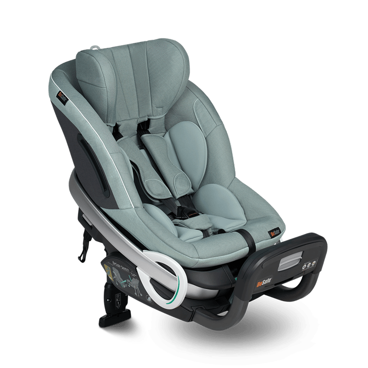 Stretch Bakåtvänd Bilbarnstol - Sea Green Melange Besafe