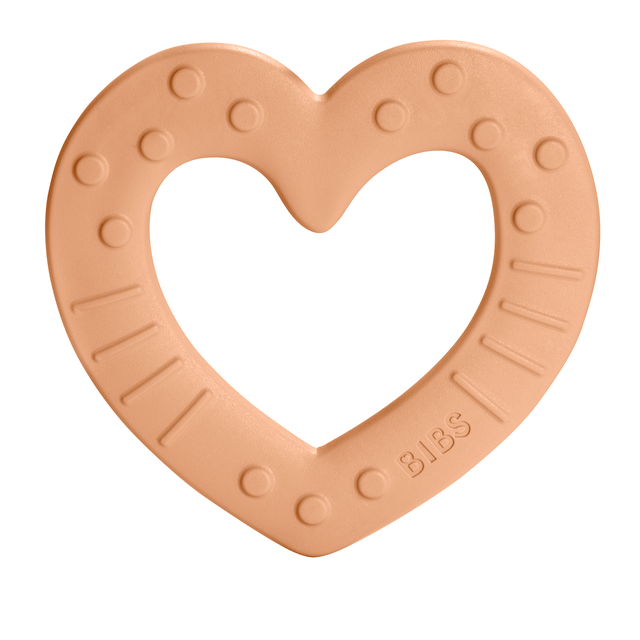 Bitleksak Baby Bitie Heart - Peach BIBS