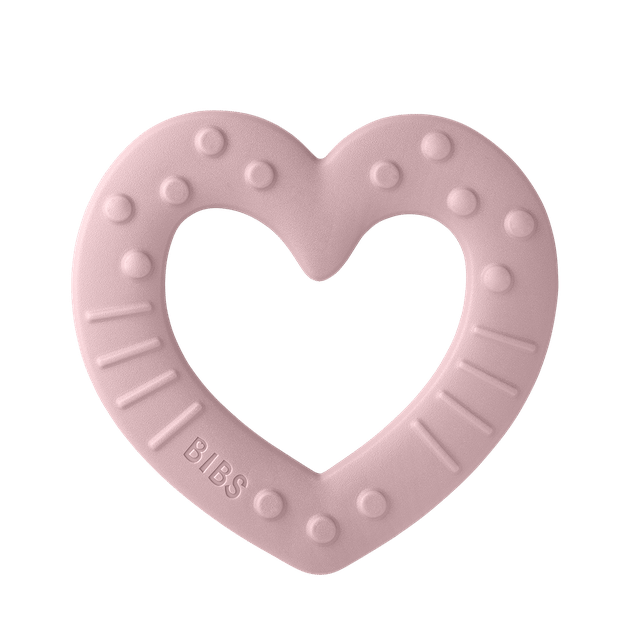 Bitleksak Baby Bitie Heart - Pink Plum BIBS