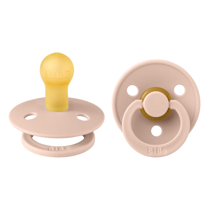 Napp Colour 2-pack Latex Rund - Blush BIBS