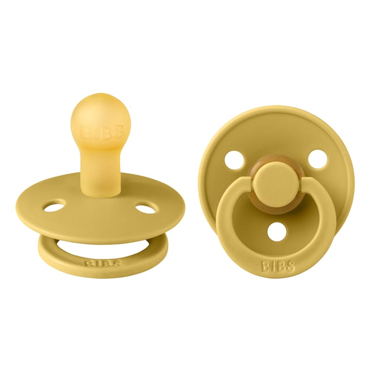 Napp Colour 2-pack Latex Rund - Mustard BIBS