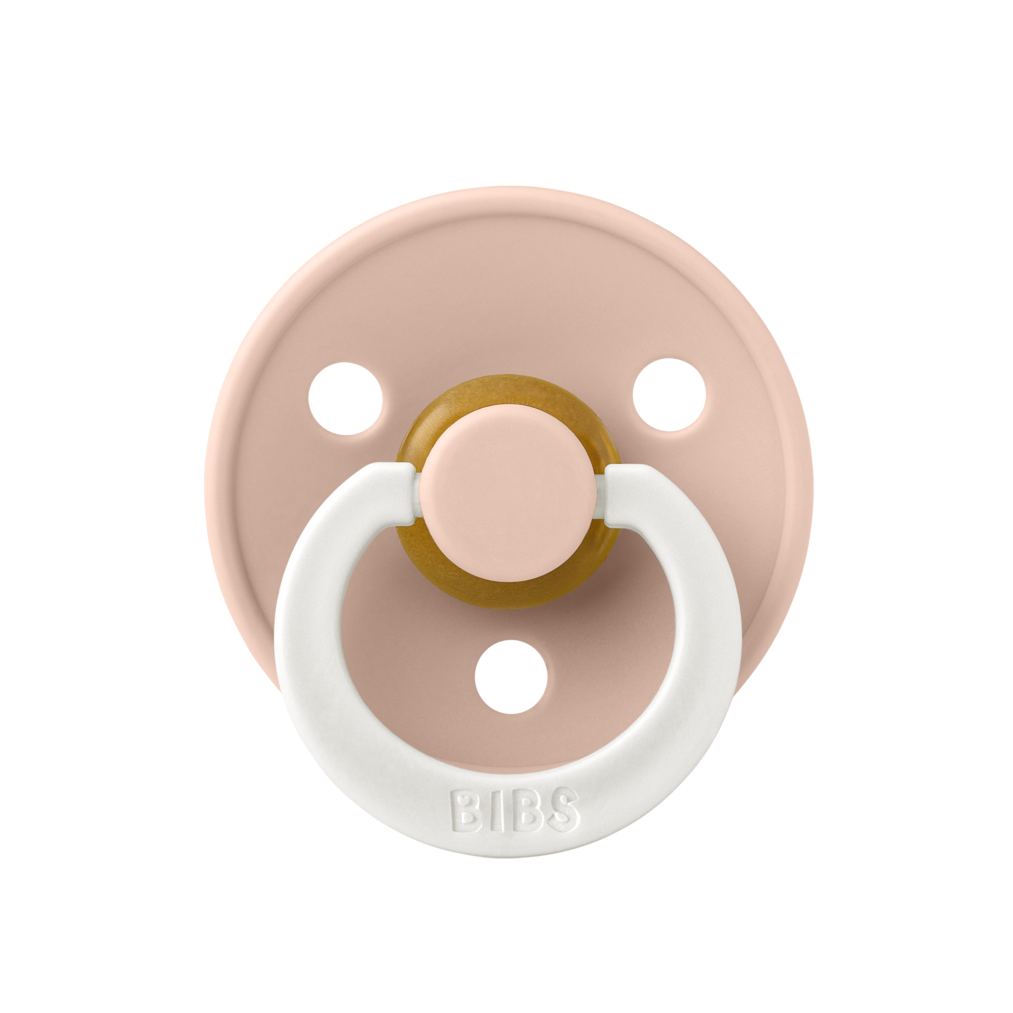 BIBS Napp Colour Glow Latex Rund Blush