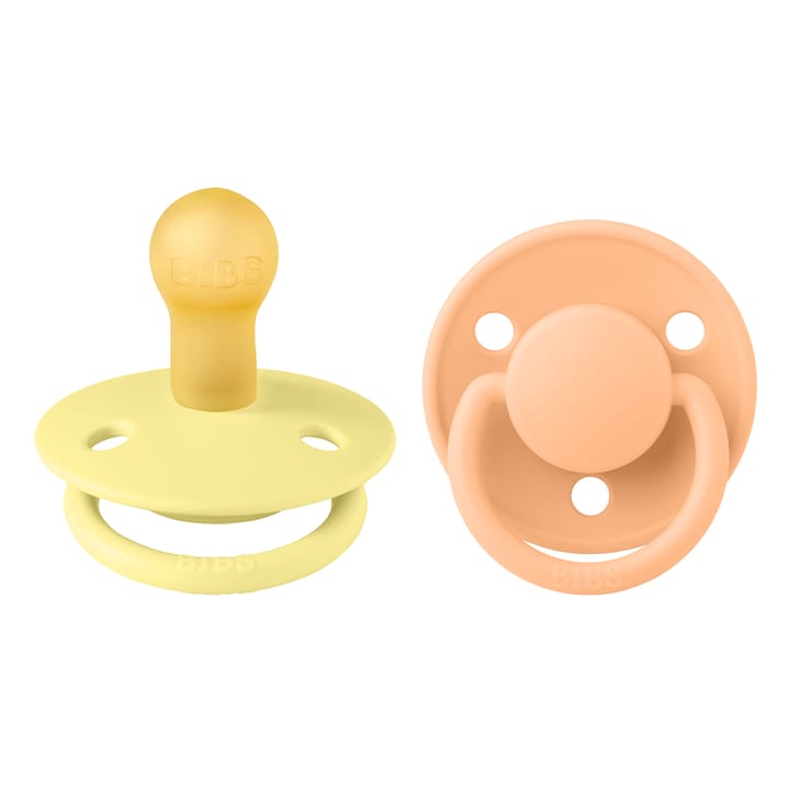 Napp De Lux 2-pack Latex - Sunshine/Peach BIBS