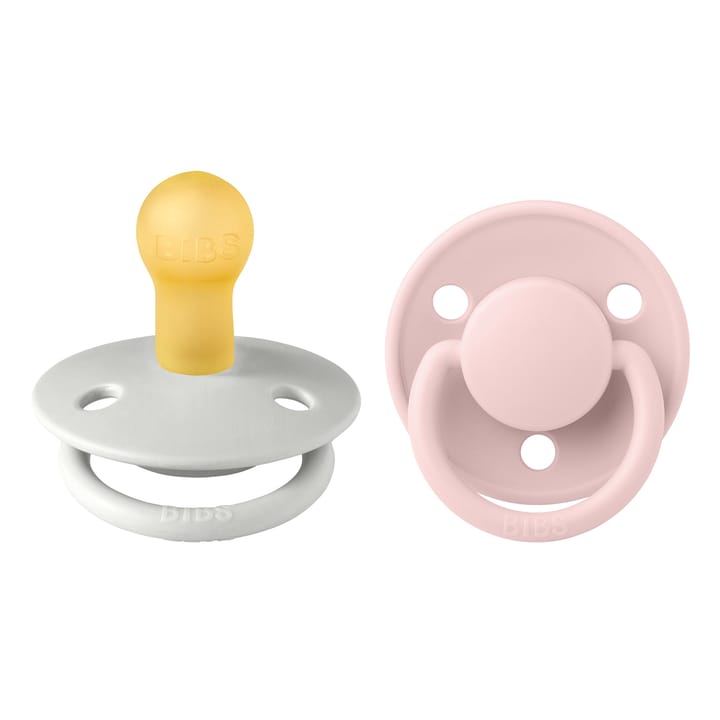 Napp De Lux 2-pack Latex - Haze/Blossom BIBS