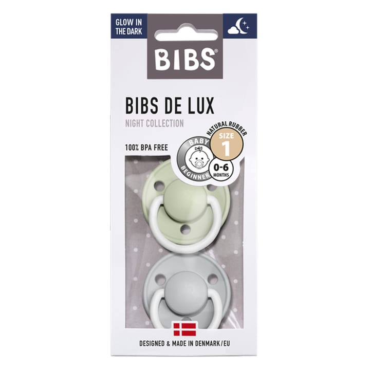 Napp De Lux 2-Pack Latex Glow - Sage/Cloud BIBS