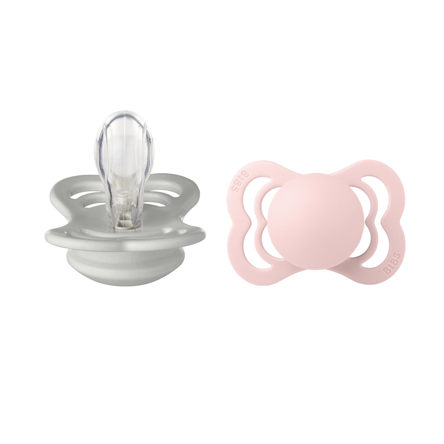 Product Image for BIBS  Napp Supreme 2-pack Silikon, Haze/Blossom - BabyWorld