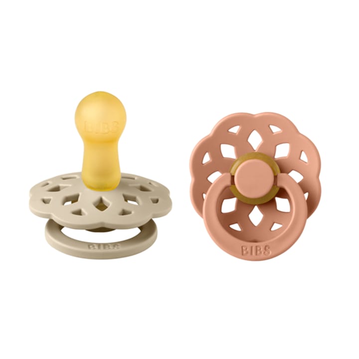 Nappar Boheme 2-pack - Vanilla/Peach BIBS