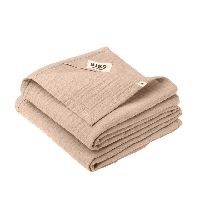 Snuttefilt Muslin 2-pack 70x70cm - Blush BIBS