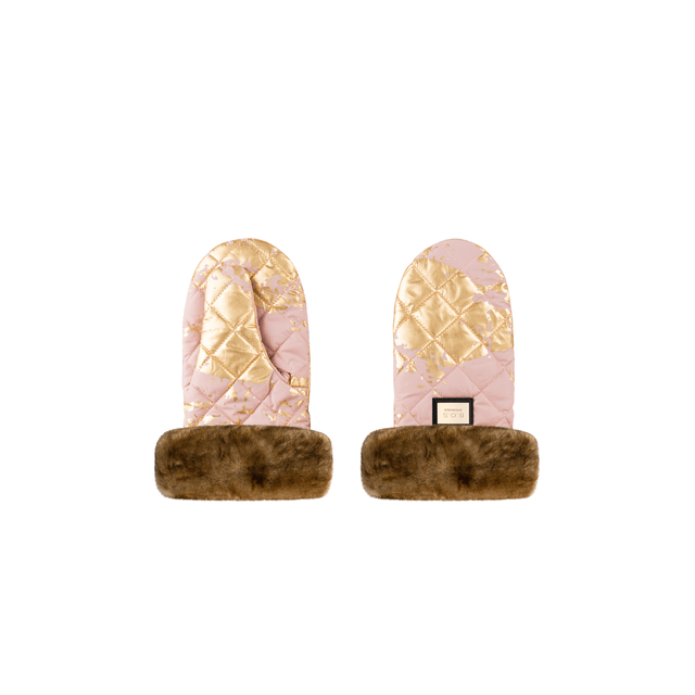 Handmuff Golden Collection - Pink Golden Bjällra Of Sweden