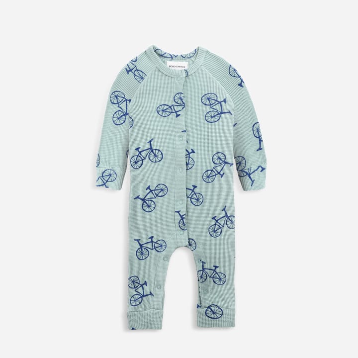 Jumpsuit Bicycle All Over - Jade Green Bobo Choses