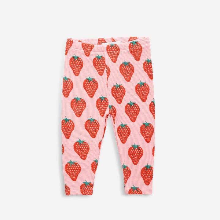 Leggings Strawberry All Over - Pink Bobo Choses