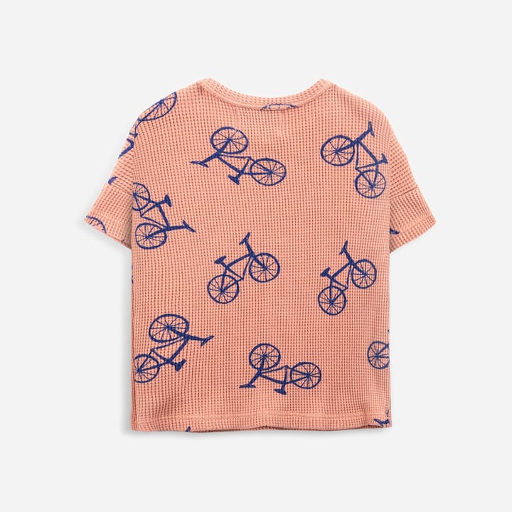 T-shirt Bicycle All Over - Peach Bobo Choses