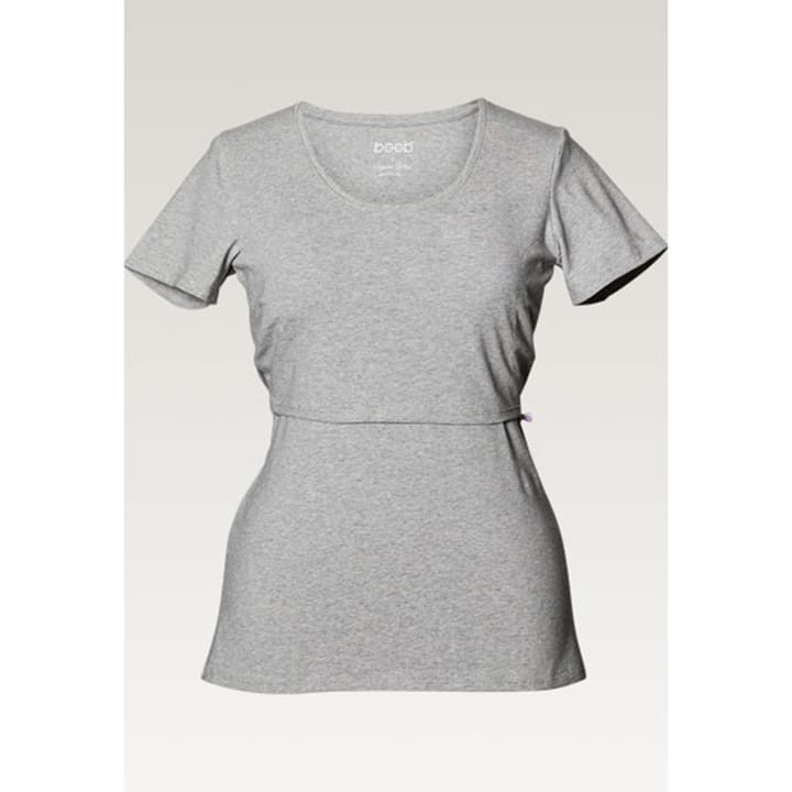 Classic S/S Topp Grey Melange Boob