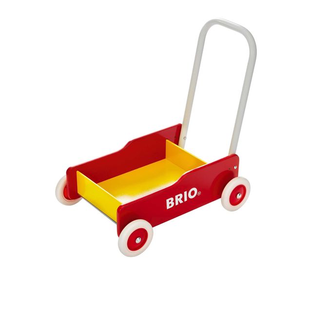Brio Lära Gå Vagn Röd