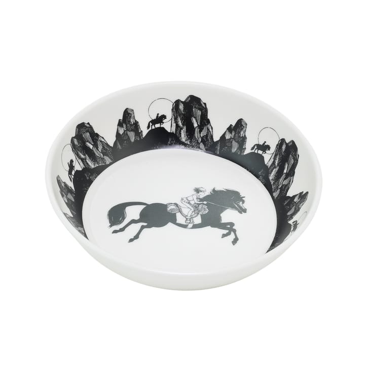 Stor Skål - White/Black Bröderna Lejonhjärta