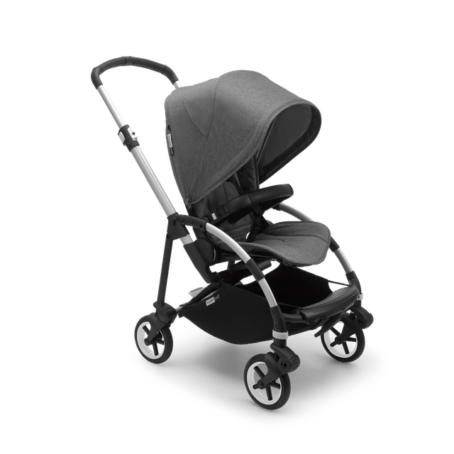 Bee6 Sittvagn - Alu/Grey Melange Bugaboo