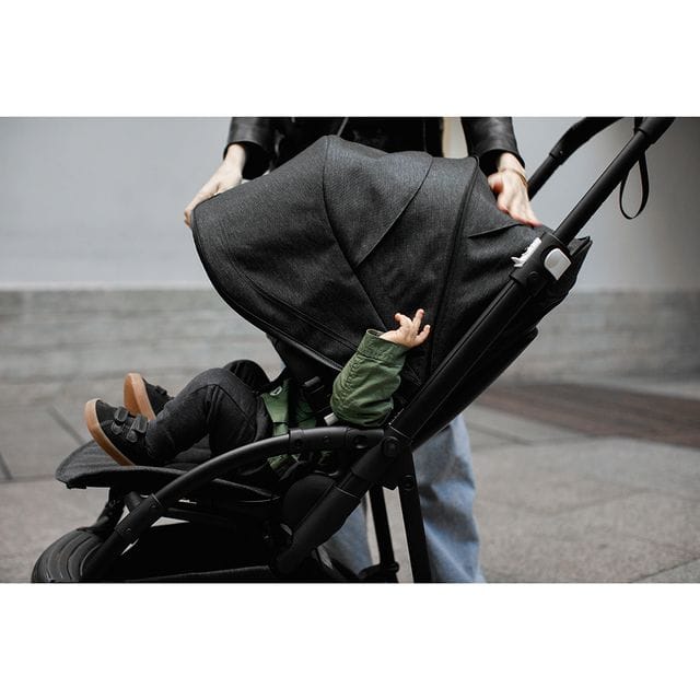 Bee6 Sittvagn Mineral Collection - Black / Washed Black Bugaboo