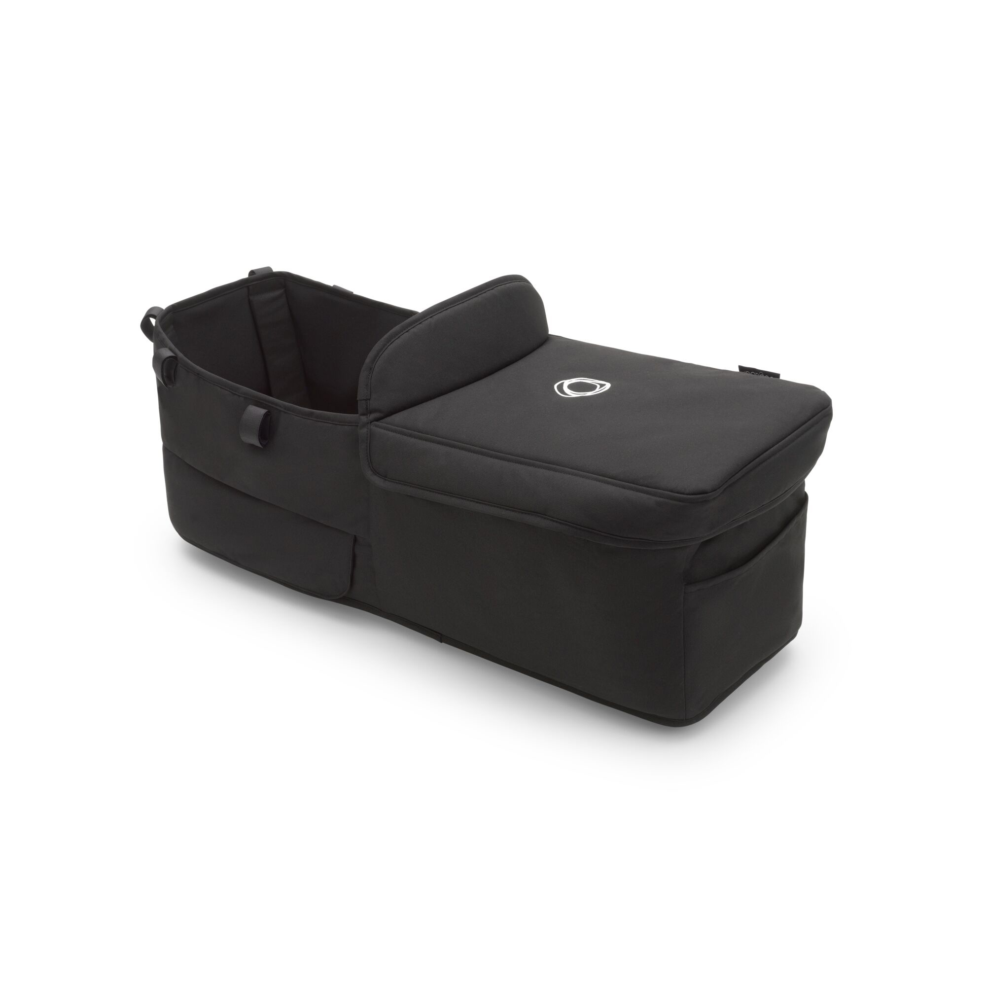 Bugaboo Donkey 5 Komplett Set Med Liggdelsklädsel Midnight Black