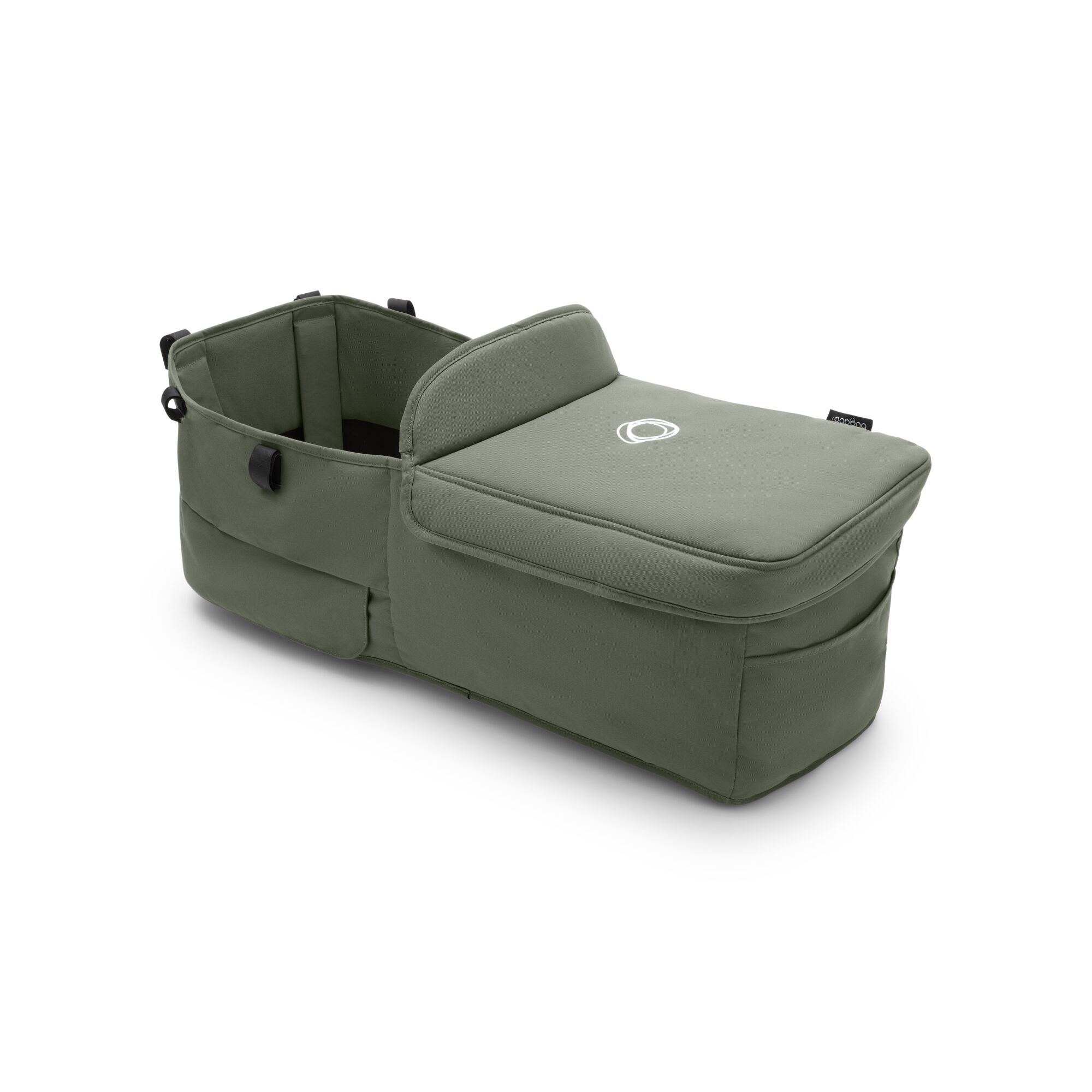 Bugaboo Donkey 5 Komplett Set Med Liggdelsklädsel Forest Green