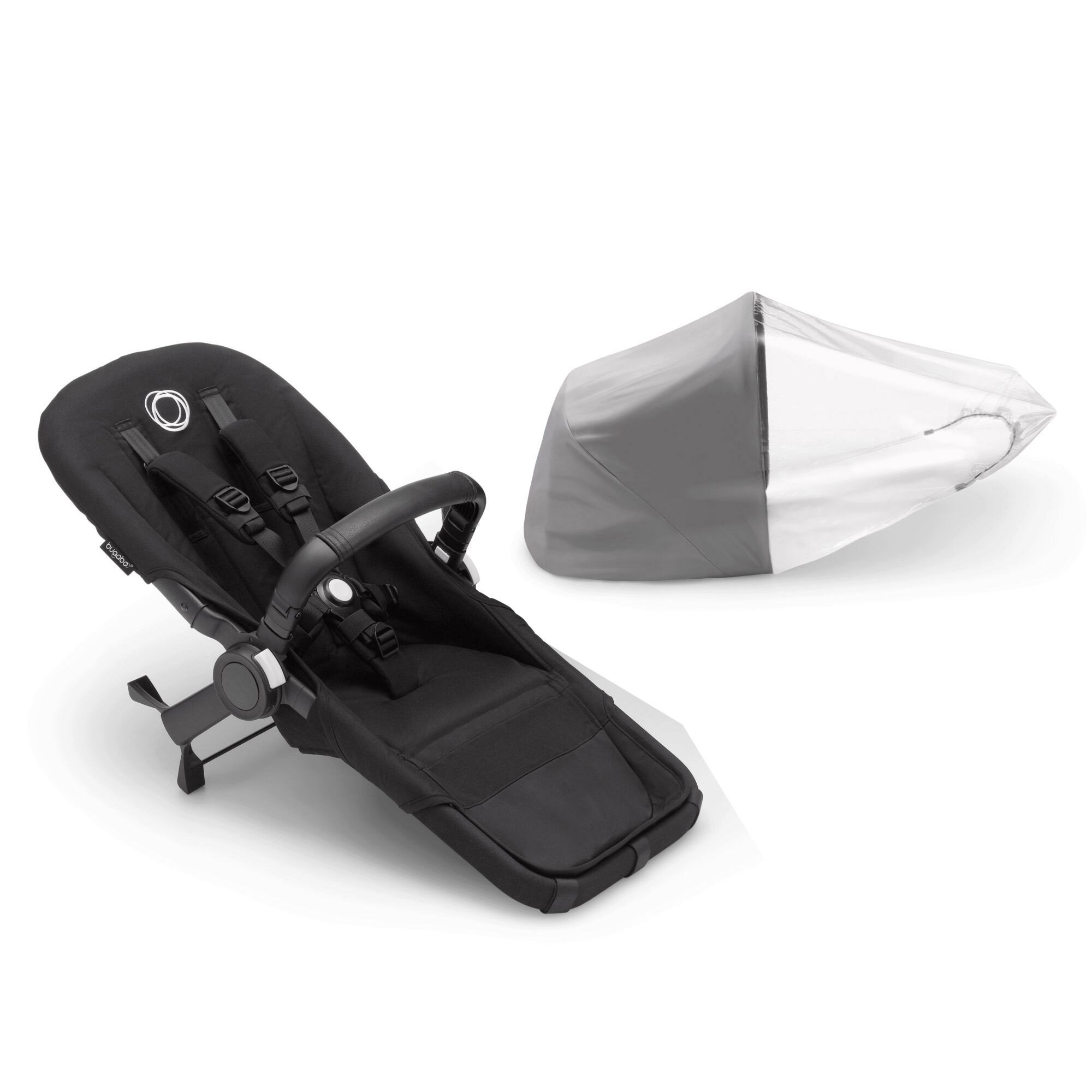 Bugaboo Donkey 5 Duo Extension Set Midnight Black
