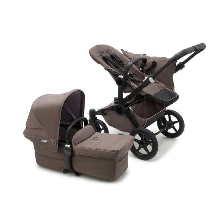 Donkey 5 Mineral Mono/Singelvagn Complete - Black / Taupe Bugaboo