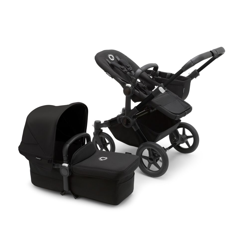 Bugaboo Donkey 5 Mono/Singelvagn Complete Black/Midnight Black