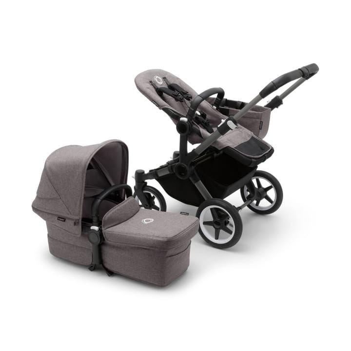 Donkey 5 Mono/Singelvagn Complete - Graphite/Grey Melange Bugaboo