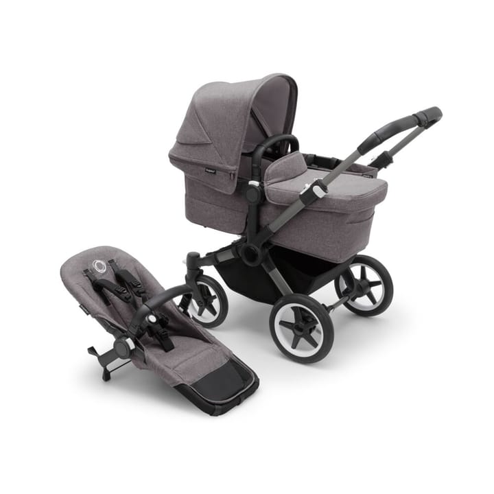 Donkey 5 Mono/Singelvagn Complete - Graphite/Grey Melange Bugaboo