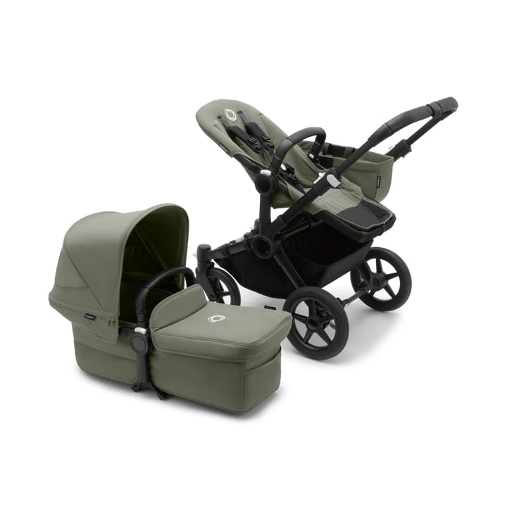 Donkey 5 Mono/Singelvagn Complete - Black/Forest Green Bugaboo