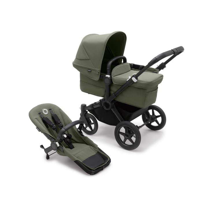 Donkey 5 Mono/Singelvagn Complete - Black/Forest Green Bugaboo