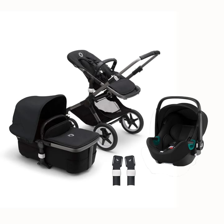 Fox 3 Duovagn Complete & BABY-SAFE iSENSE + Fox Adapter Bugaboo