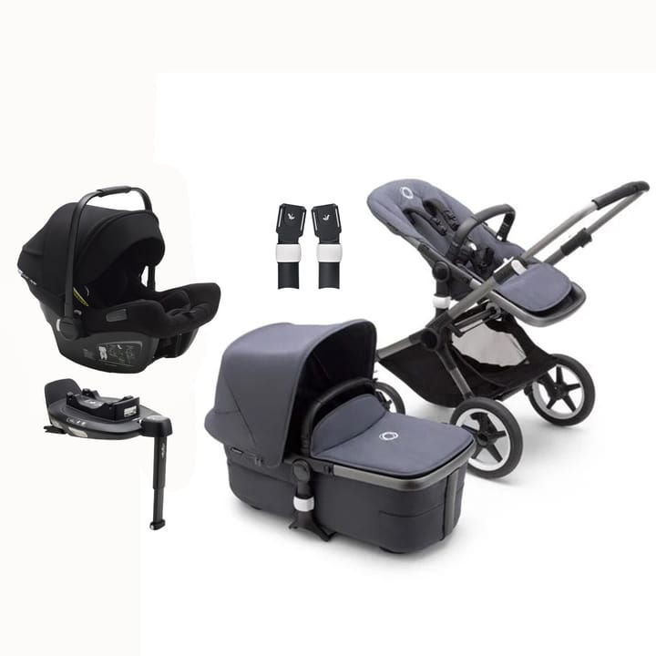 Fox 3 Duovagn & Turtle Travelsystem Bugaboo