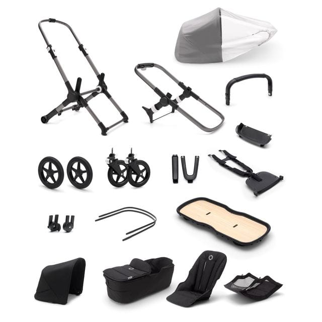 Fox 3 Duovagn Mineral Complete - Graphite/Light Grey Bugaboo