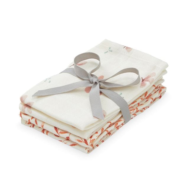 Muslinfilt 4-pack Mönstrad 30x30 cm - Mix Windlflower Cam Cam