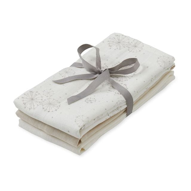 Muslinfilt 3-Pack Mönstrad - Mix Natural, Sand Och White Cam Cam