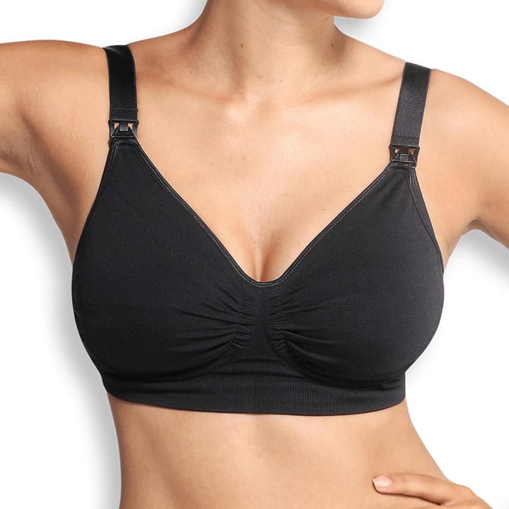 Amnings-Bh Seamless GelWire Svart Carriwell