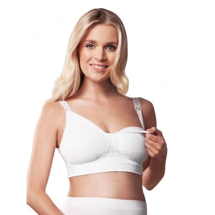 Amnings-Bh Seamless GelWire Vit Carriwell