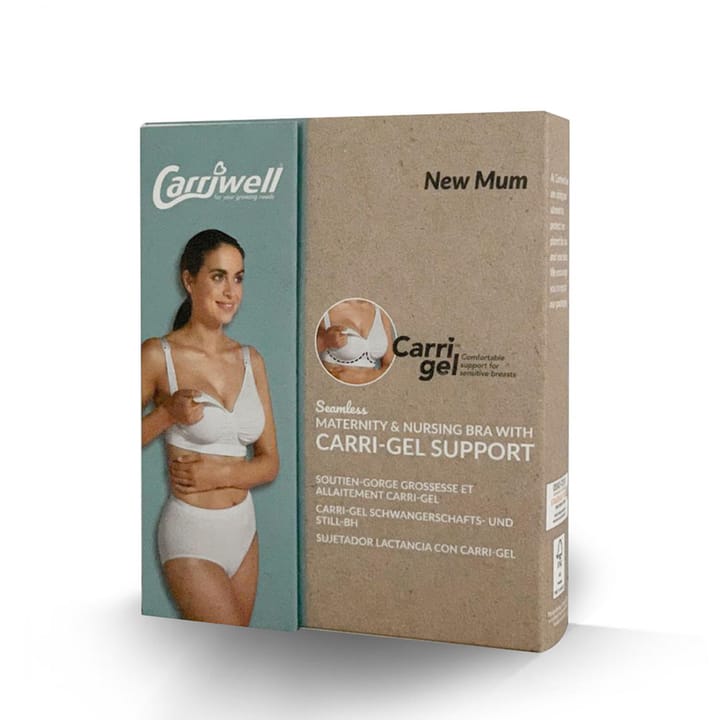 Amnings-Bh Seamless GelWire Svart Carriwell