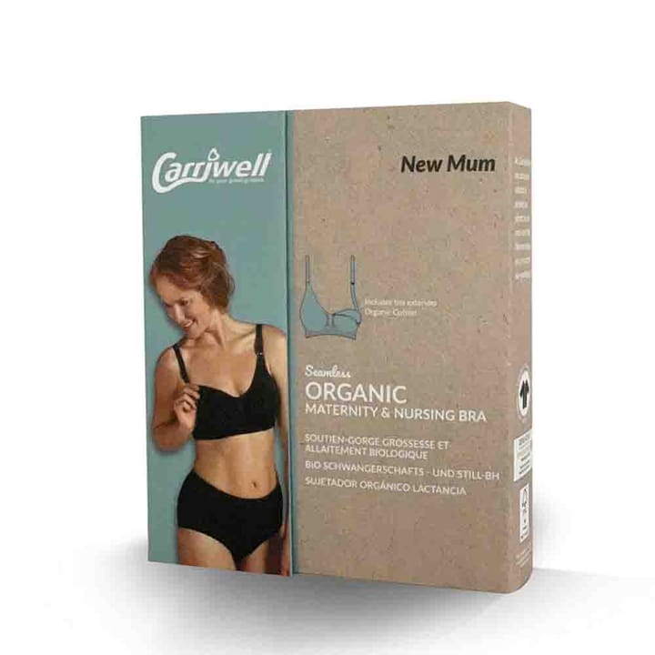 Amnings-Bh Seamless Organic Cotton Svart Carriwell