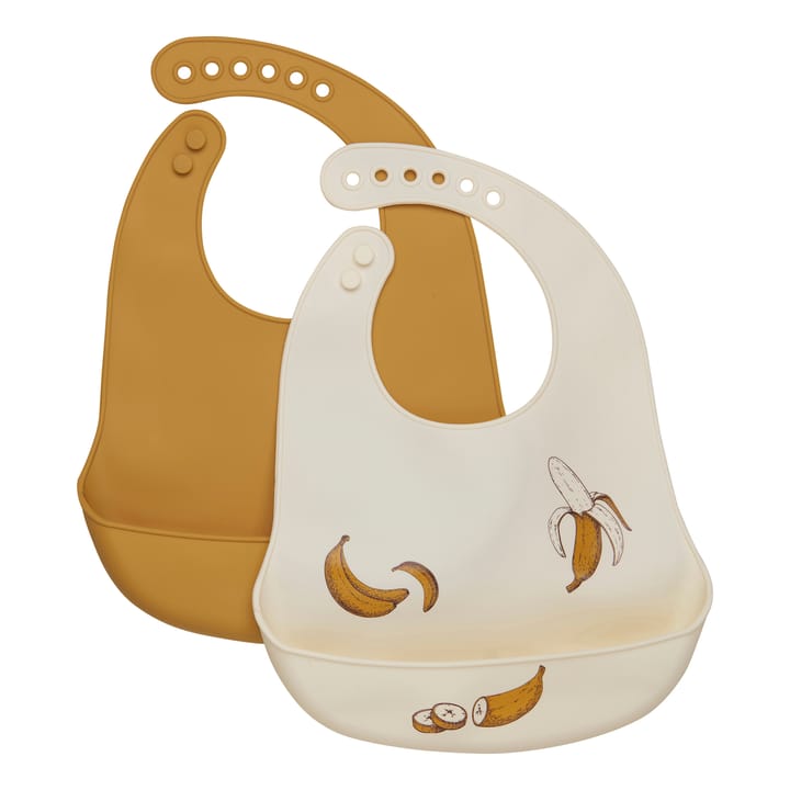 Silikon Haklapp 2-Pack - Harvest Gold Celavi