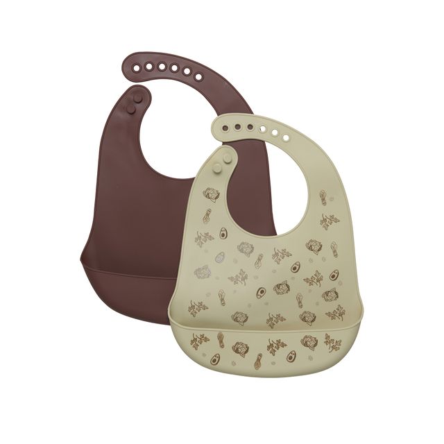 Celavi Silikon Haklapp 2-Pack Rocky Road
